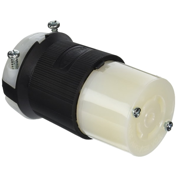 Hubbell Wiring Locking Devices, Twist-Lock, Industrial, Female Connector Body, 30A 3-Phase Wye 120/208V AC, L21-30R HBL2813 - main