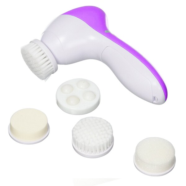 Pursonic Facial Cleaner with 5 Attachments in Purple FC110PW - main