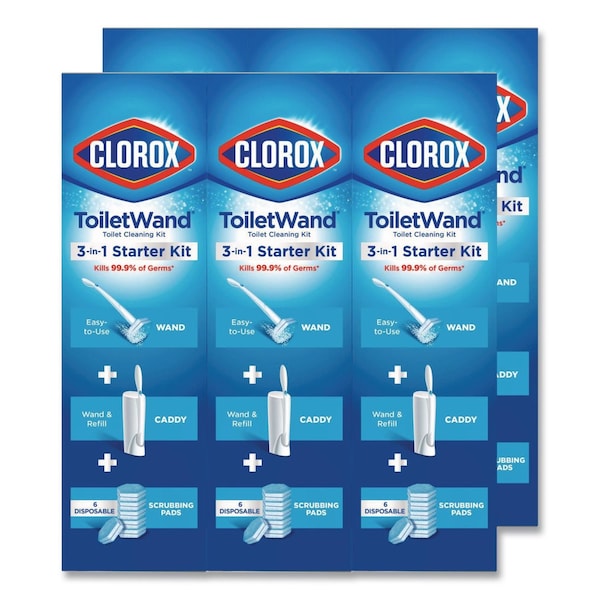 Clorox White, Plastic, 15.38 in L Overall, 6 PK 03191 - main