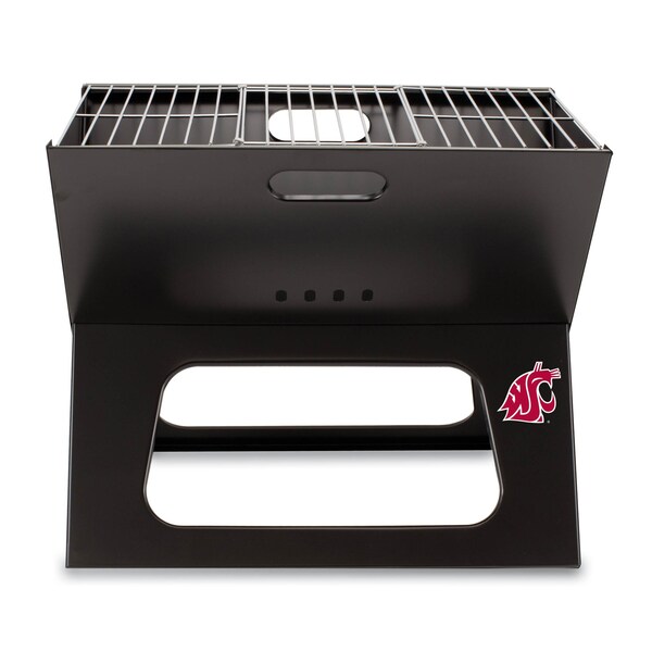 Picnic Time Family Of Brands NCAA Washington State Cougars X-Grill Portable Grill - Camping Grill 775-00-175-634-0 - main