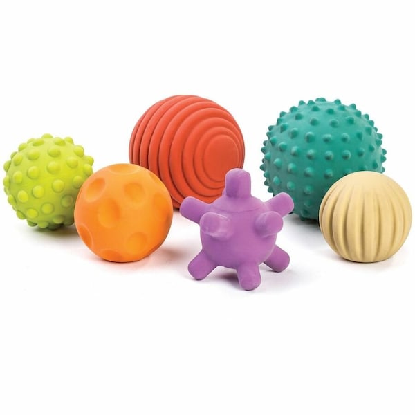 Miniland Educational Sensory Balls, Set of 6 97314 - main