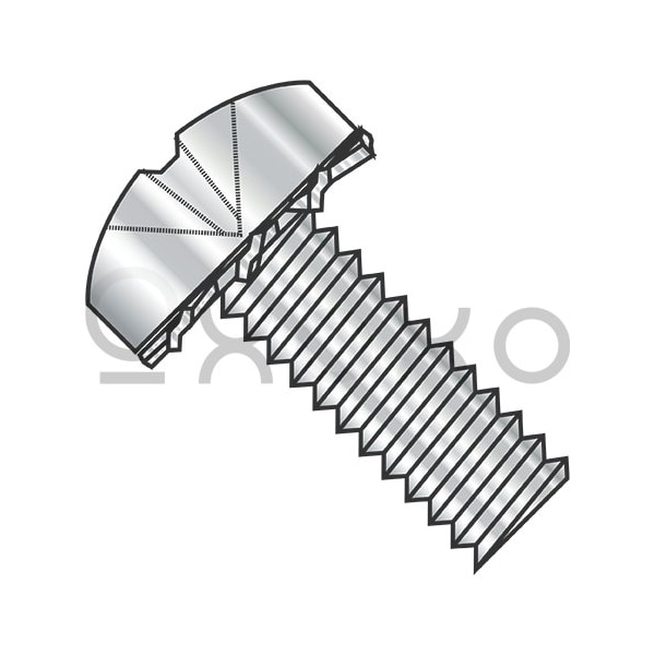 Oxoxo M3-0.5X8 ISO7045 Phil Pan 410SS External Tooth Washer Sems Full Thred 18 8Stainless Steel, 2000PK 537872 - main