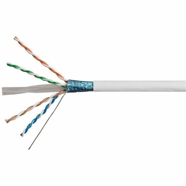 Zoro Select Data Cable, 1000 ft. L, White Jacket 18593 - main
