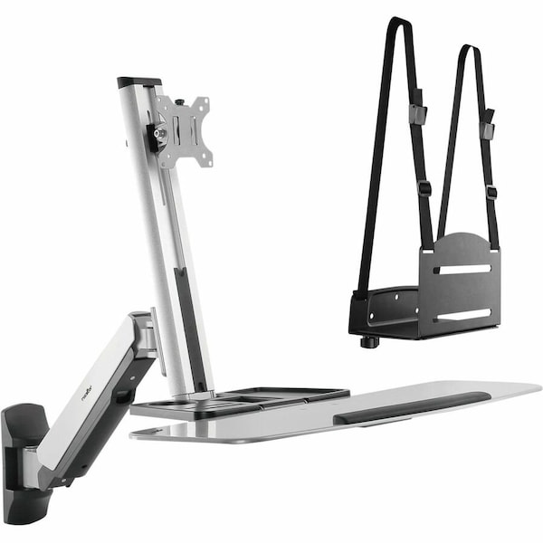 Rocstor ERGOCENTER EW2 PREMIUM SINGLE MONITOR WALL MOUNT WORKSTATION-PREIMUM GAS SPRING Y10N028-S1 - main