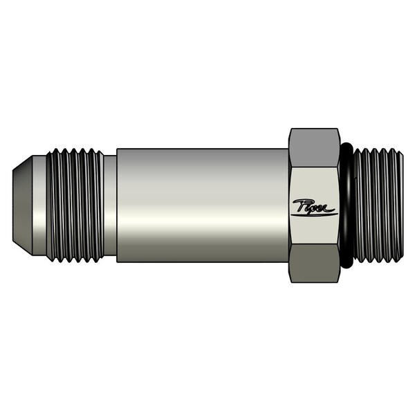 Piper Straight Thread Connector, 3/4in. Male JIC, X-Long, 3/4in. Male O-Ring Boss 0700-XL-12-12 - main