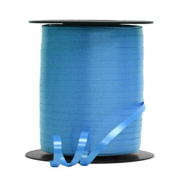 Officespace AI-32-Q01 0.18 in. x 500 Yards Caribbean Blue Curling Ribbon OF3590051 - main