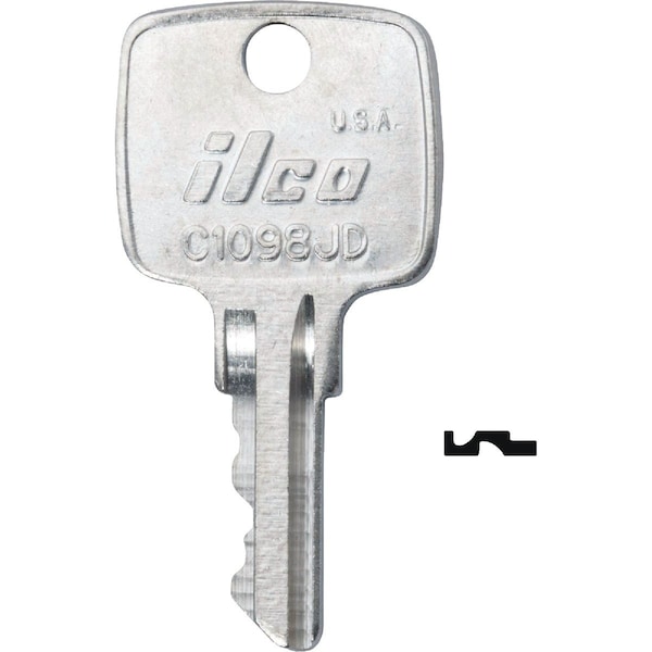 Ilco C1098JD John Deere Tractor Key Blank, 10PK IAA31832002 - main