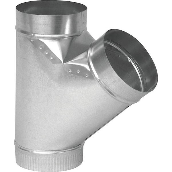 Imperial Mfg Duct Wye Galv 4 X 4 X 4In 30Ga GV0984 - main