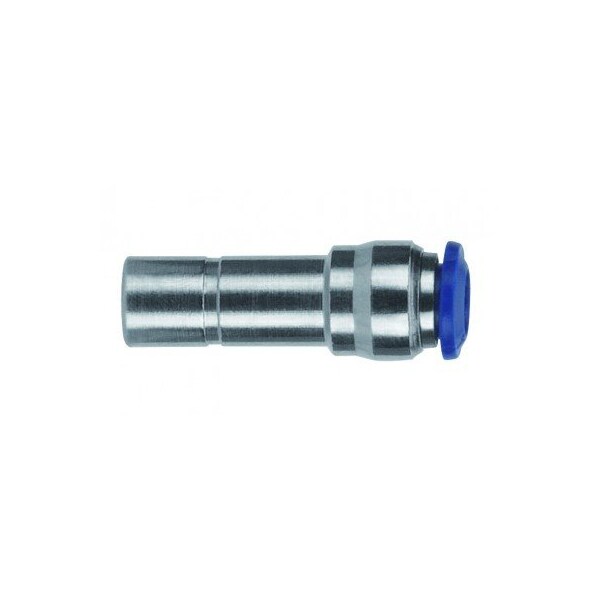 Usa Industrials Push to Connect Tube Fitting, Nickel Plated Brass w/ Plastic Release Ring, Standpipe ZUSA-TF-PTC-NPBR-502 - main