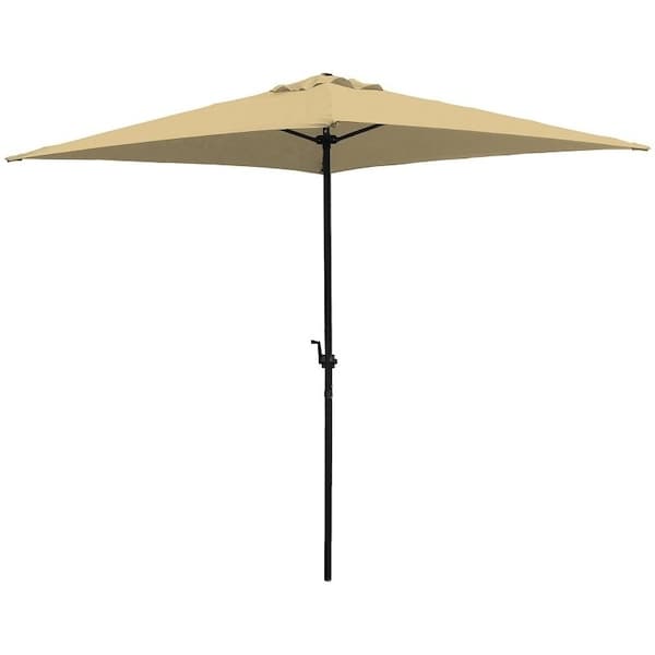 Seasonal Trends Umbrella, 7.8 ft H, 6.5 ft W Canopy, 6.5 ft L Canopy, Square Canopy, Steel Frame UMQ65BKOBD-04 - main