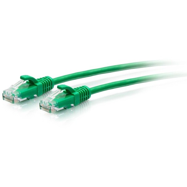C2G 1FT/0.3M CAT6A SLIM PATCH 28AWG GREEN C2G30153 - main