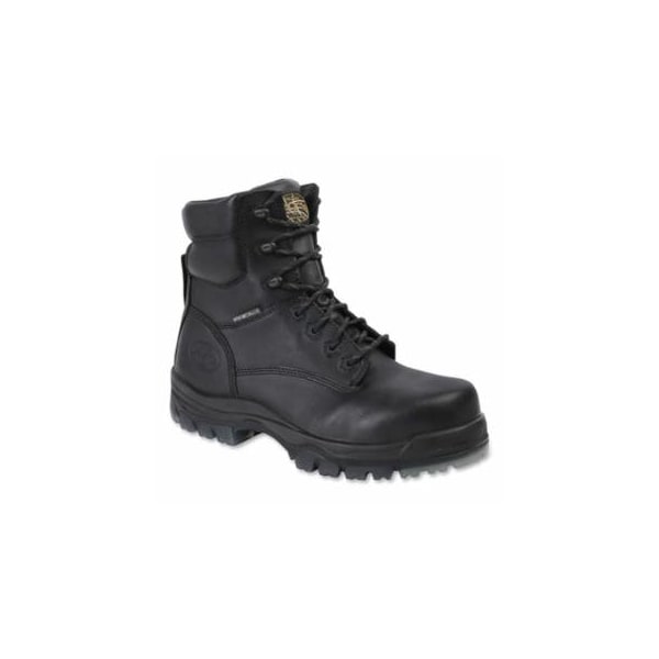 Oliver By Honeywell 45 Series Composite Toe Safety Boots, Size 9, 7 in H, Leather, Rubber, Black 821-45646C-BLK-090 - main