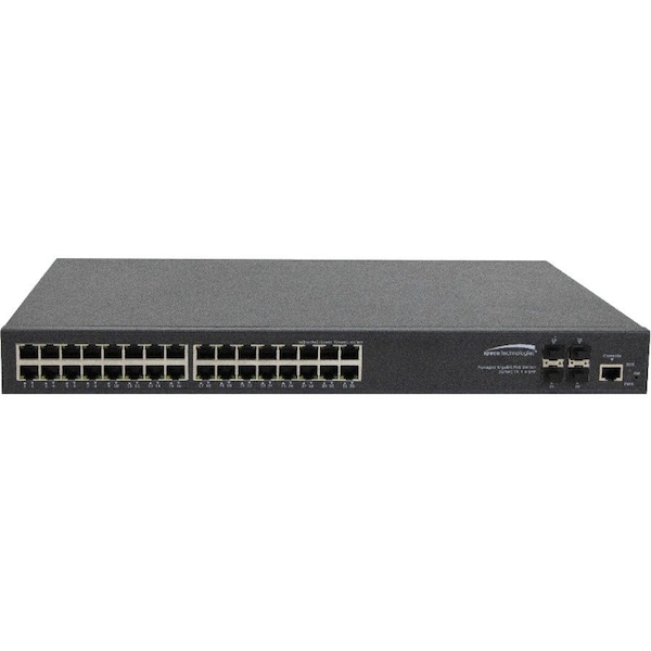Speco Technologies 32-port Managed Gigabit PoE Switch with 4 SFP Uplink P32S36GM - main