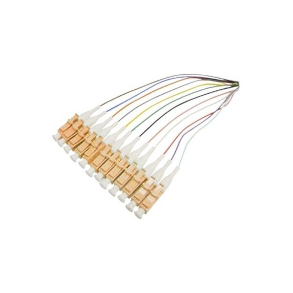 Add-On This Is A 1M Splice 12-Strand Multicolored Riser-Rated Fiber Pigtail ADD-PT12-1MLC-OM1 - main