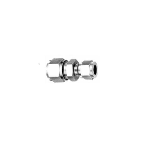 Hoke Reducing Union: RU: Connects Fractional Tube: 1/4in x 1/8in, Brass Construction 4RU2BR - main