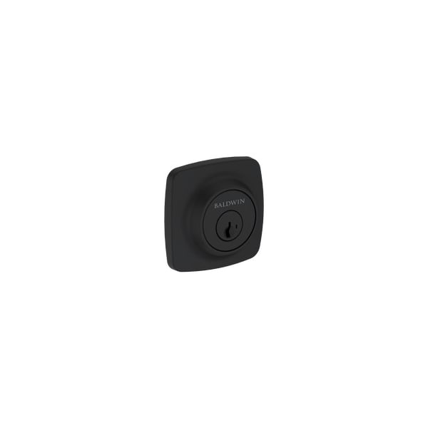 Baldwin Residential Deadbolts Single Cylinder Reversible Satin Black SCSSD190SMC - main