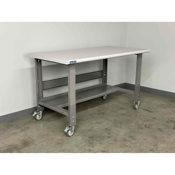 Stackbin Workbench, Mobile, Height, Adj. C4836-3512-BK - main