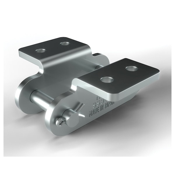 Hkk Chain HKK K-2 Cottered Double Pitch Conveyor Connecting Link, C2080H chain, 2 P, .312 Pin, 304SS SC080CCLK2 - main