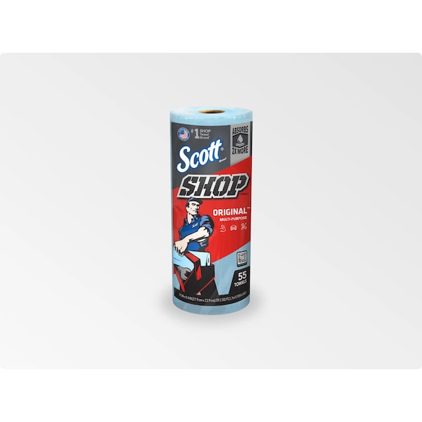 Scott Scott Shop Towels Original 75130 Blue 30, PK30 75130 - main
