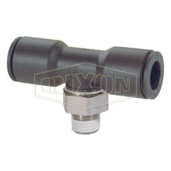 Dixon Legris by Push-In Branch Tee, 1/4 x 1/2 in Nominal, MNPT x Tube, 290 psi Pressure, Nylon, Domestic 31086214 - main