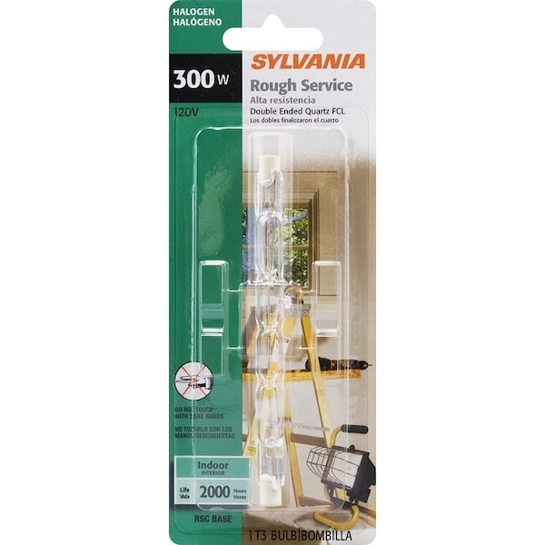 Sylvania Halogen Bulb, 300 W, Recessed Single Contact Lamp Base, T3 Lamp, 6000 Lumens, 2950 K Color Temp 58920 - main