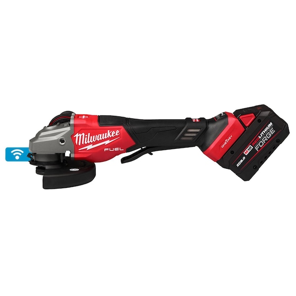 Milwaukee Tool M18 FUEL 4-1/2"-6" Variable Speed Braking Grinder, Paddle Switch w/ ONE-KEY Kit 3672-22 - main