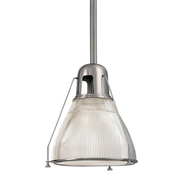 Hudson Valley Lighting Haverhill 1 Light Pendant 8 In. Satin Nickel 7308-SN - main