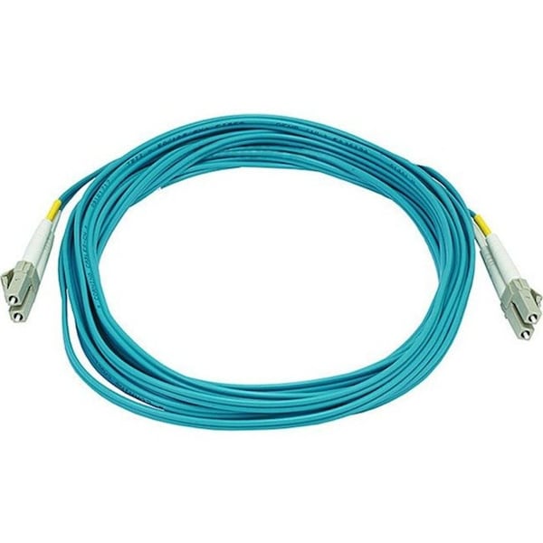Monoprice Fiber Optic Patch Cord, LC/LC, 5m, Aqua 6388 - main
