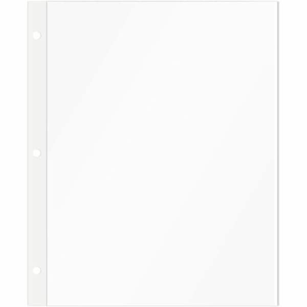 C-Line Products C-Line 85050 Redi-Mount Photo Sheets 3-Hole Punched 11 x 9 50 Sheets per Box 85050 - main