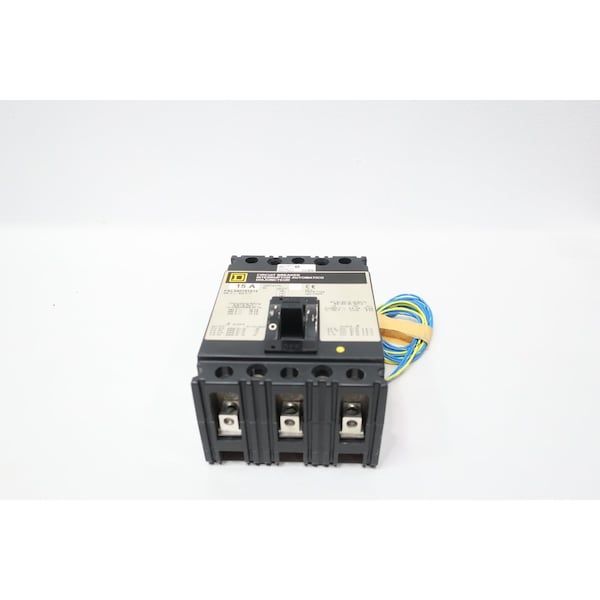 Square D MOLDED CASE CIRCUIT BREAKER 15A AMP 480V-AC 250V-DC 3P FAL340151212 - main