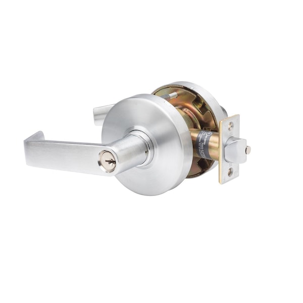 Trans Atlantic Co. LHV Series Heavy-Duty Commercial Cylindrical Lever, Grade 1 Storeroom in Brushed Chrome DL-LHV80-US26D - main