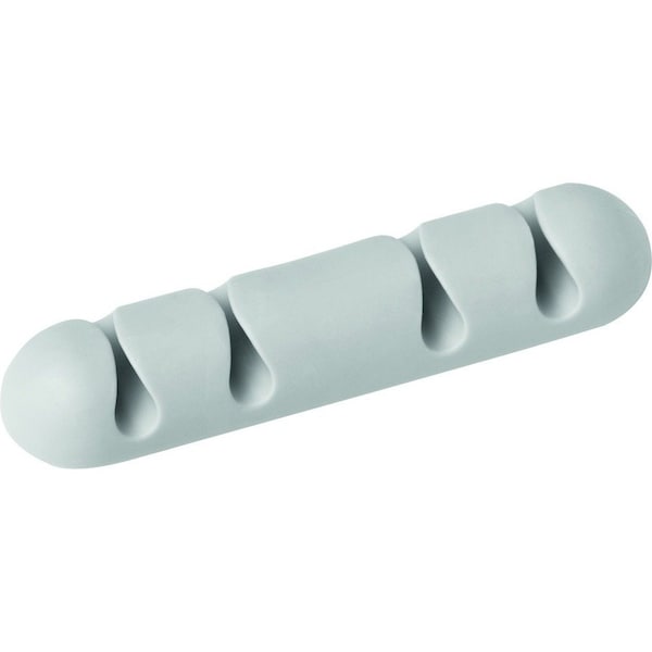 Durable Office Products Cable Clips for 4 Cables Grey, PK 2 504010 - main