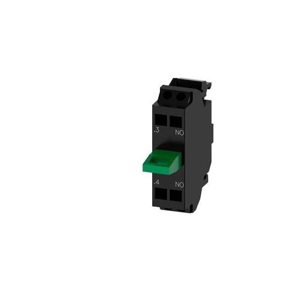 Siemens Contact module with 1 contact element, 1 NO, spring-type 3SU1400-2AA10-3BA0-ZX01 - main