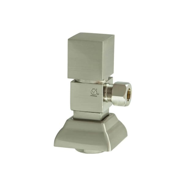Mountain Plumbing Contemporary 1/4 Turn Ceramic Valve 1/2" Lead Free in Satin Chrome MT5004-NL/SC - main