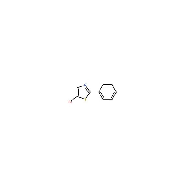 Ak Scientific 5-Bromo-2-phenylthiazole (10g), CAS 53715-67-6 Y6281-10g - main