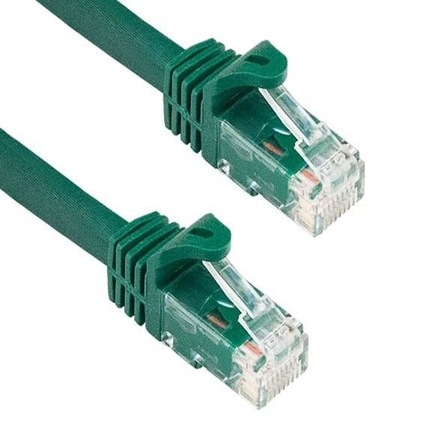 Sanoxy 2ft Cat6a 600 MHz UTP Snagless Ethernet Network Patch Cable, Green SNX-CBL-LDR-C6110-4002 - main