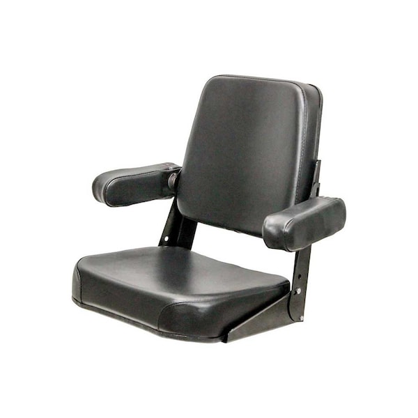 Uni Pro Allis Chalmers Tractor & Bobcat/Case Constr. Equip. Comfort Classic Seat, Black Vinyl 7265 - main