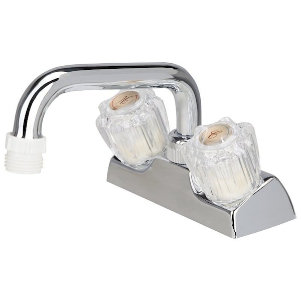 Boston Harbor Laundry Faucet, 2-Faucet Handle, 2-Faucet Hole, ABS, Deck Mounting, 4 in Faucet Centers PF4203A - main