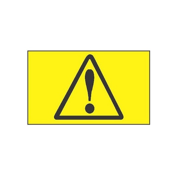Panduit Warn Labels, Shock Risk Symbol, Bl/yl PLD-52 - main