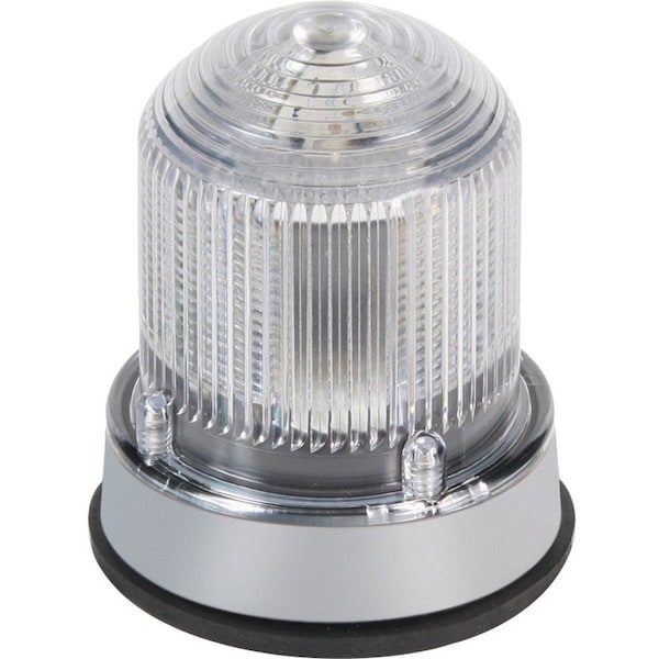 Edwards Signaling Warning Light, Amber, (28) LED, 120V AC, Not Applicable FPM, 3 1/4 in Dia., Panel/Conduit 125LEDSA120A - main