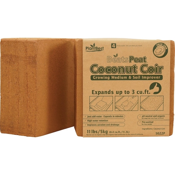 Plantbest BeatsPeat 3 Cu. Ft. Expandable Coconut Coir 3041-USA - main