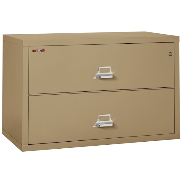 Fireking 2 Drawer, 1 Hr Fire & Impact Rated, 44" Wide Lateral Sand 2-4422-CSA - main