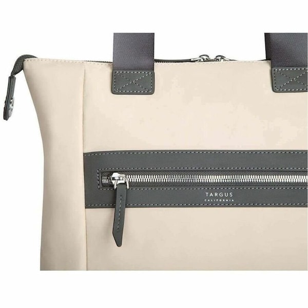 NEWPORT NORTH-SOUTH TOTE TAN 15INCH