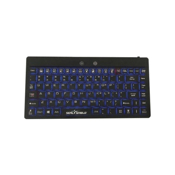 Sealshield SEAL GLOW SILICONE WIRED KEYBOARD EDGE ILLUMINATED KEYS- DISHWASHER SAFE - US-EN SW89G - main