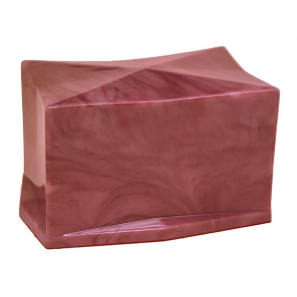 Fasttrack2Fitness Cultured Onyx Cremation Crystal Adult Urn, Burgundy FA2006711 - main