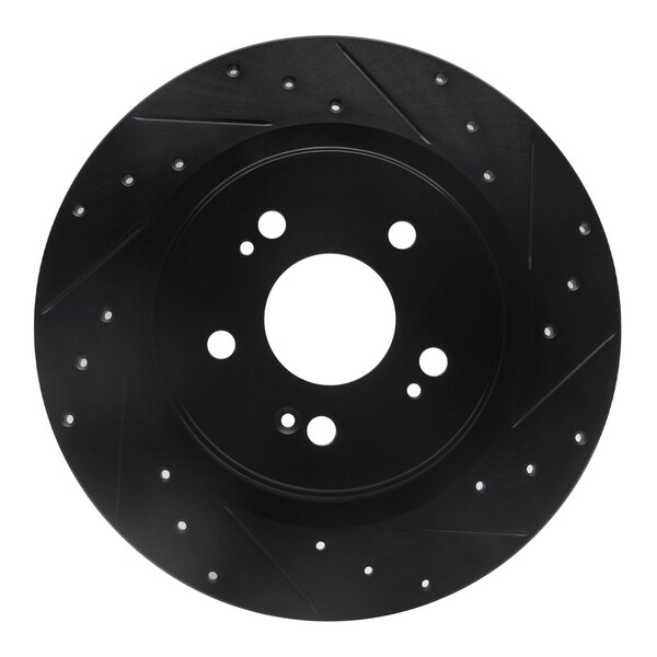Dynamic Friction Co DFC Brake Rotor - Drilled and Slotted - Black 633-59066R - main