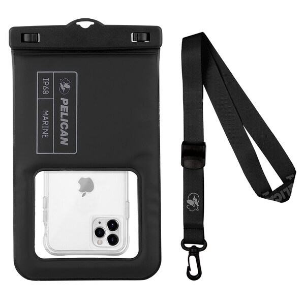 Pelican Marine Waterproof Floating Phone Pouch Xl, Stealth Black PP049626 - main