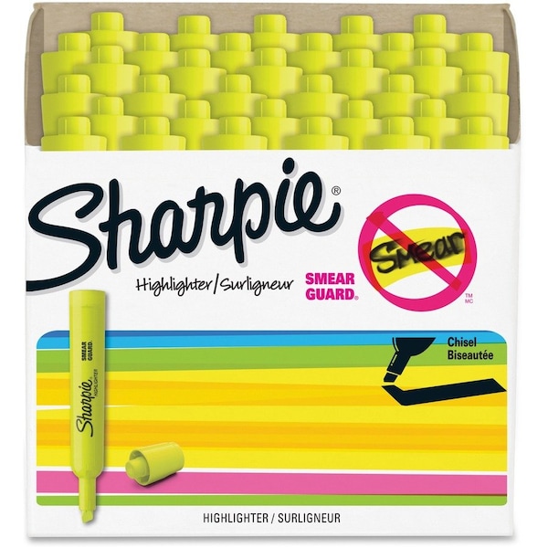 Sharpie Highlighter, Sharpie, Yellow, PK36 1920938 - main