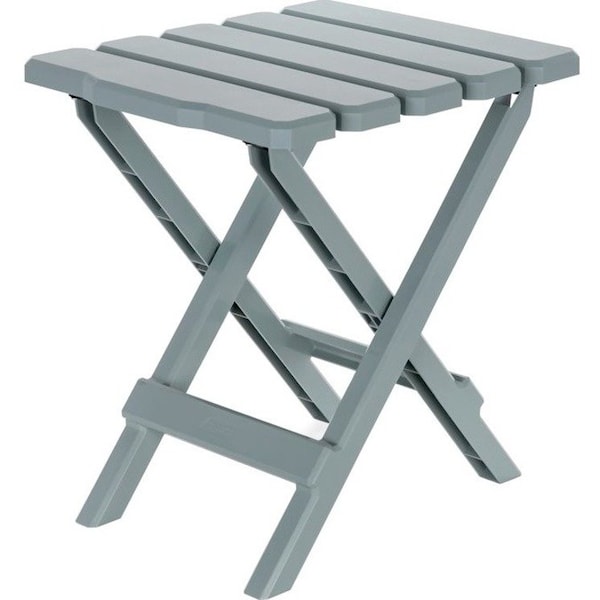 Camco TABLE, ADIRONDACK STYLE, QUICK-FOLDING, PLASTIC, SM, GRAY 51682 - main