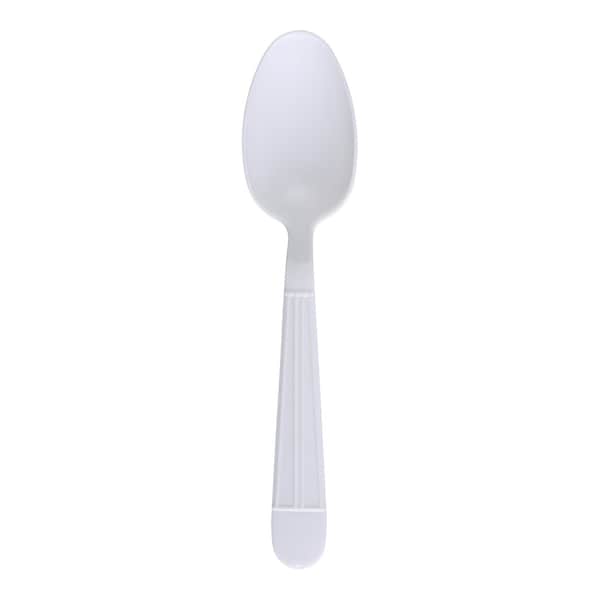 Empress Heavy Weight Teaspoon Polypro White Dense Pack, 1000PK E177002 - main
